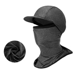 Multi-functional Ice Silk Sun Protection Neck Protector Face Mask Hat Windproof Anti-Fog Saliva Dustproof Cycling Scarf  Cap