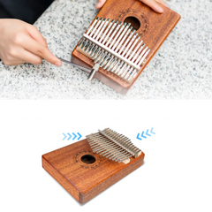 Kalimba 17 Key Thumb Piano Sapele Body Steel Keys Perfect For Music Lover Beginners