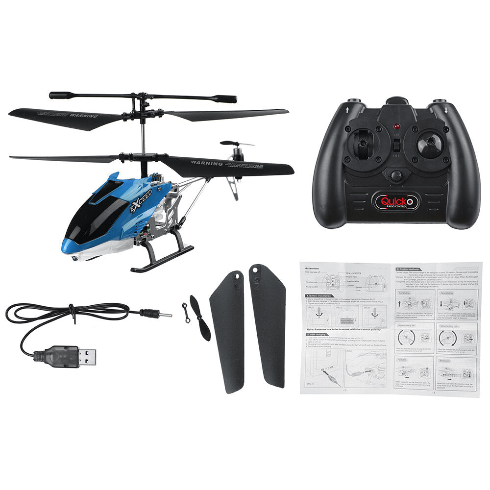 2.4G 3CH Altitude Hold RC Helicopter RTF Alloy Electric RC Model Toys