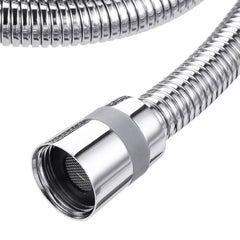 1.5m Flexible Handheld Shower Head Hose Dense Structure Stainless Steel 360 Rotatable Connector