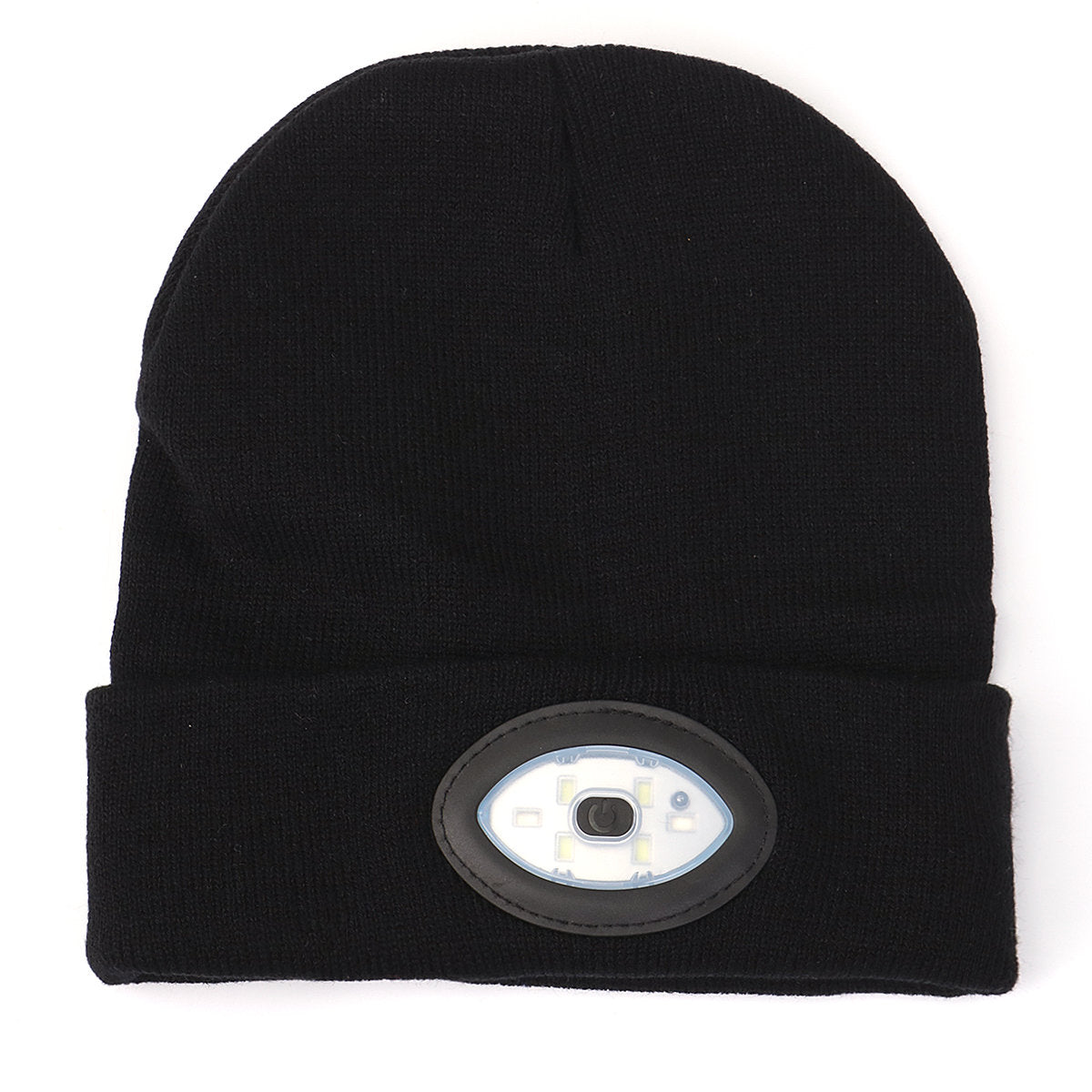 Sports Running 6 LED Beanie Knit Hat Rechargeable Cap Light Camping Climbing Lamp