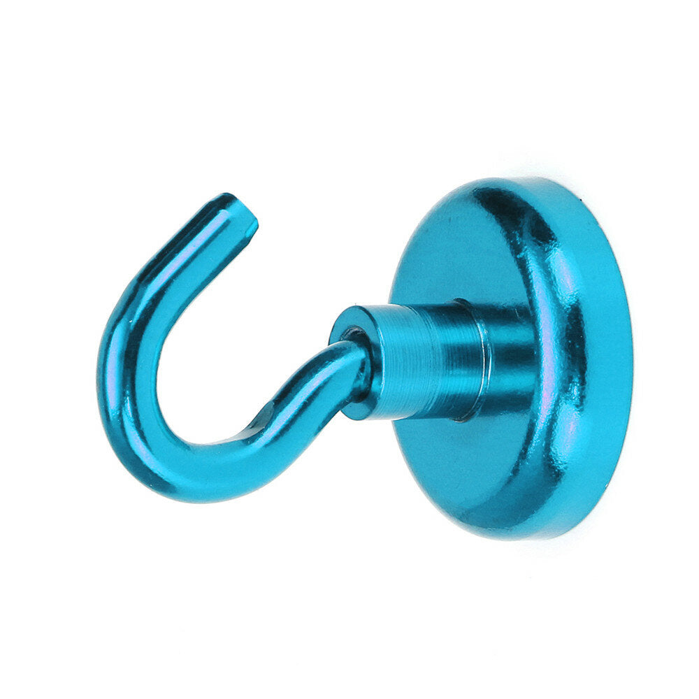 32mm 34KG Magnetic Hook Holder Neodymium Magnet Red/Yellow/Blue Hook Magnet