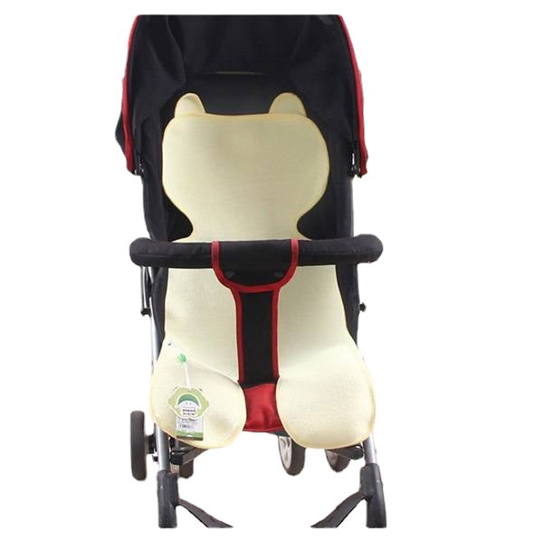 Baby Kids Bamboo Fiber Waterproof Seat Pad Stroller Pram Mat Liner Mesh Car Cushion