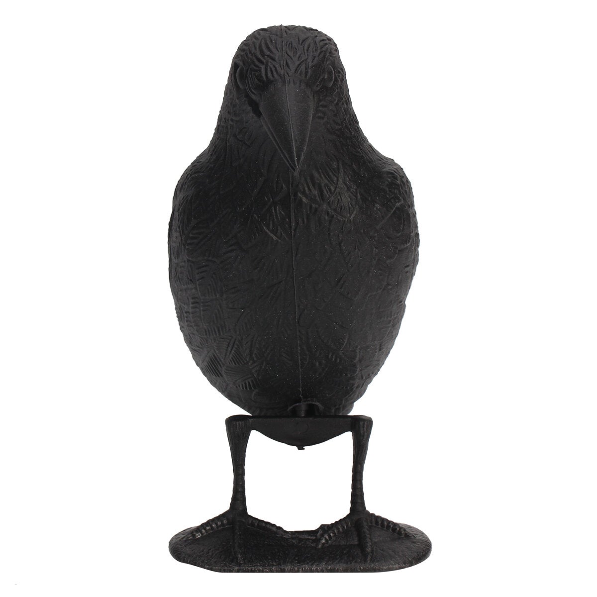 Black Crow Decoy Realistic Bird Pigeon Deter Scarer Scarecrow Mice Pest