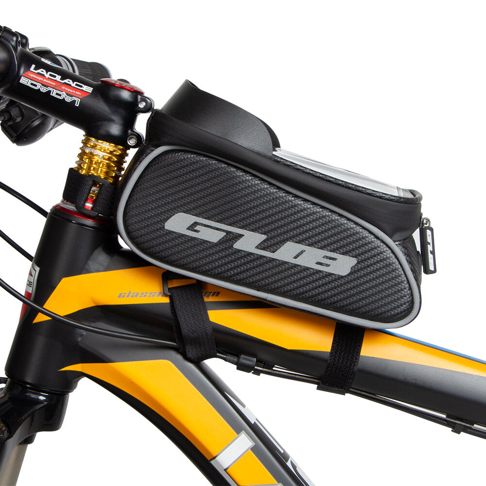 1.2L Bicycle Top Tube Bag Waterproof Bike Frame Bag Below 6.6inch Phone Bag MTB Cycling Bag Supports