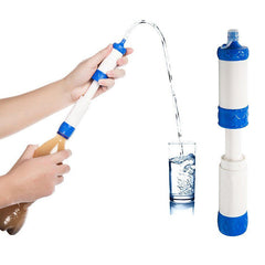 1000L Water Filter Portable Purifier Cleaner Emergency Camping Travel Safety Survival Hydration Drinking Tool