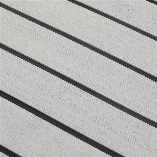 900x2300x6mm EVA Foam Grey&Black Marine Flooring Faux Teak Boat Decking Sheet