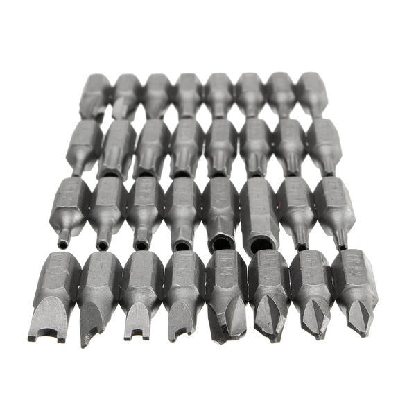 33pcs Magnetic Screwdriver Bit Set Torx Hex Star Spanner Tri Wing Electric Screwdriver Hex Bits with Holder