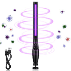 Portable UV Sterilization Lamp,Handheld UV Lights Sterilizer, Uvc Anti-Bacterial Rate 99% Ultraviolet Disinfection Lamp