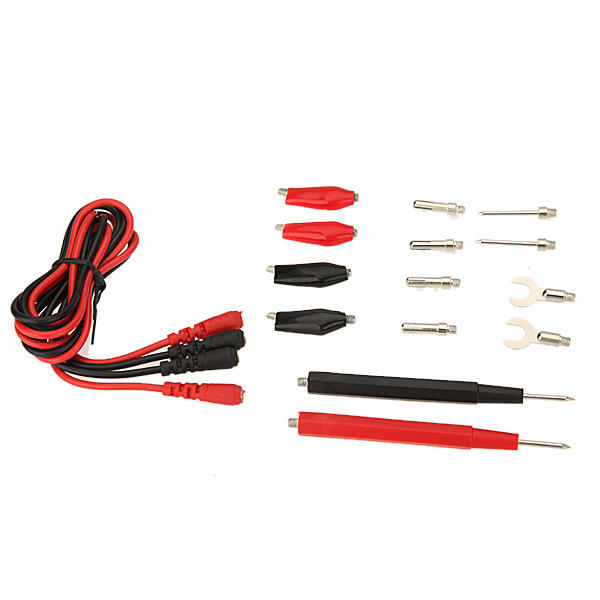 1 Full Set Multi-function Digital Multimeter Probe Test Leads Cable