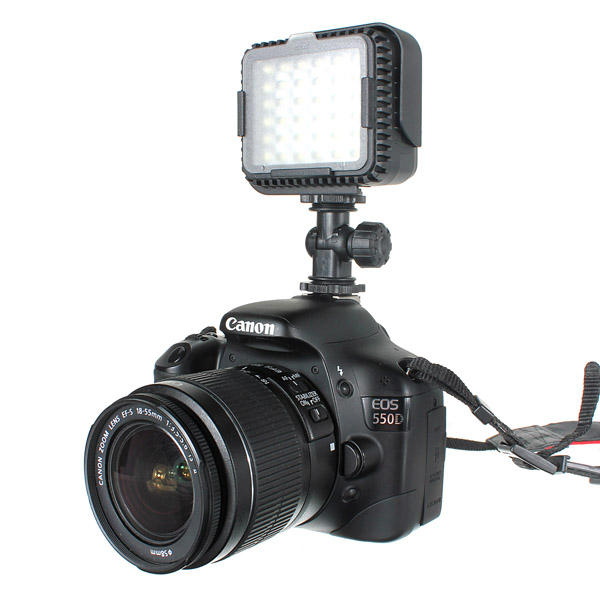 Portable 36 LED Video Light Lamp For Canon Nikon Camera DV