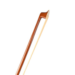 1/8 Size Brazilwood Violin/Fiddle Bow Round Stick W/ Plastic Grip White Horsehair Well Balance