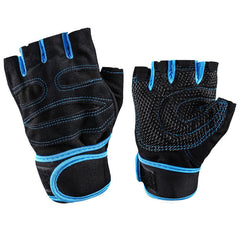 1 Pair Neoprene Sports Weight Lifting Gloves Anti-slip Half Fingers Fitness Exercise Glove