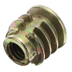 50Pcs M8 Zinc Alloy Wood Furniture Hex Socket Drive Head Screw-in Threaded Insert Nut 13-30mm