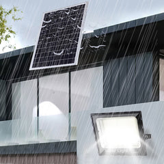 25/45W Solar Flood Light 3 Modes Adjustable Sunlight Spotlights IP67 Werproof 355/641 LEDs Street Lamp with Control for Yard Garden Path Patio