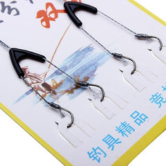 2 PCS Fishing String Hook High Carbon Steel Fishing Hook