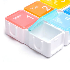 4/8/14 Grid Intelligent Pill Organizer Case with Electronic Timing Reminder