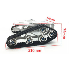 DIY Smart Robot Tank Tracked Car Tank Chassis Kit with Crawler