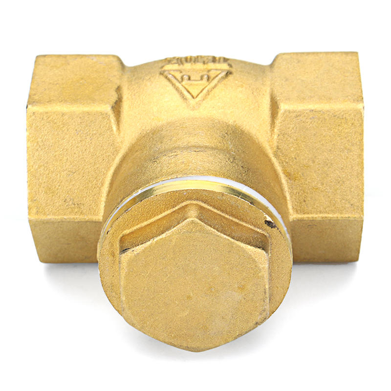 1/2" 2/3" 1" Brass Swing Check Valve Female NPT Threaded Durable Brass Construction Valves