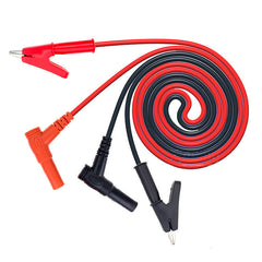 2Pcs 1M 15A Banana Plug To Crocodile Clamp Replaceable Multimeter Probe