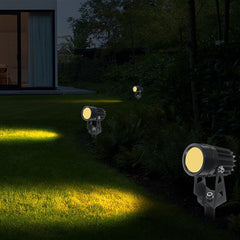 Warm White 6 PCS LED Lawn Lights Spotlight Landscape Light Waterproof Outdoor Garden Pathway Yard