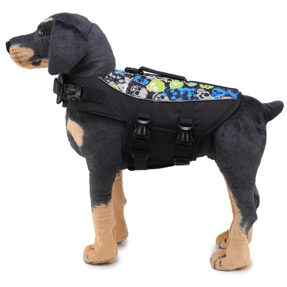 Pet Dog Swimwear Vest Life Jacket For Dogs Labrador Dogs Jackets Clothes Safety Pet Swimsuit