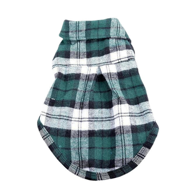 100% Cotton Pet Dog Plaid Stripe T-Shirt Puppy Vest Coats For Small Dog Clothes Classical Style