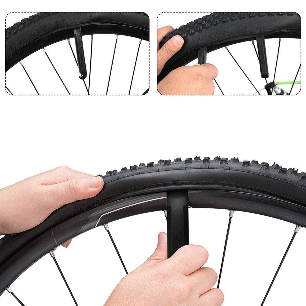 2 Pcs 26x1.75 Bike Inner Tubes Presta Valve Bicycle Tire with Tire Lever