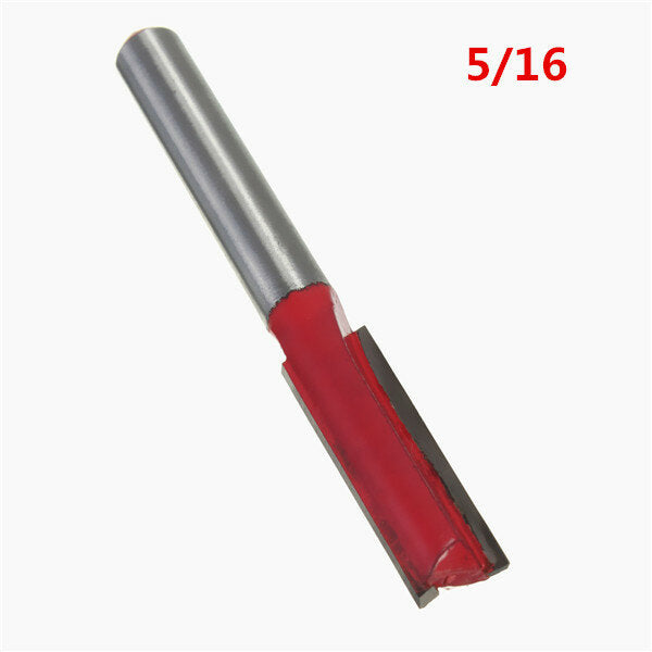 1/4 Inch Straight Shank Router Bit Wood Working Cutter 1/2 Flute Carving Cutter