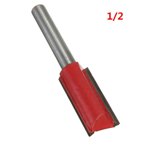 1/4 Inch Straight Shank Router Bit Wood Working Cutter 1/2 Flute Carving Cutter