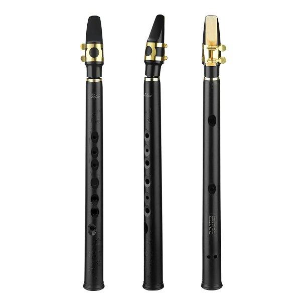 8 Holes Key-Bb Mini Sax Pocket Saxophone Little Sax with Alto Mouthpiece