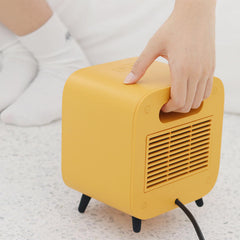 700W Fan Heater Portable Electric Winter Warmer Fan Desk Camping Home Two Mode Heating Device