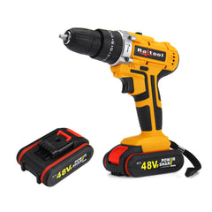 48VF Cordless Electric Impact Drill Rechargeable 3/8 inch Drill Screwdriver