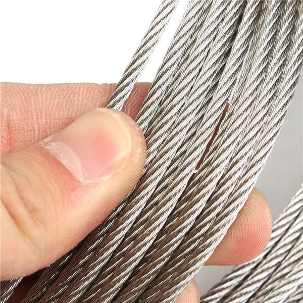 304 Stainless Steel 3mm Diameter Cable Wire Clothes Cable Line Wire Rope Length 30M