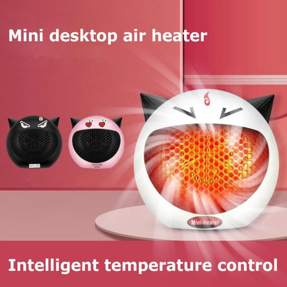 Compact Electric Heater: Quiet, Fast-Heating for Home, Office, Dorm Use