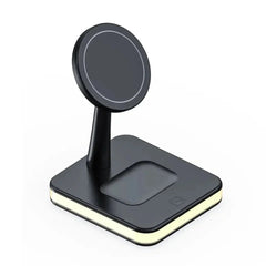 30W 4-in-1 Magnetic Wireless Charger Lamp for iPhone, Apple Watch, AirPods