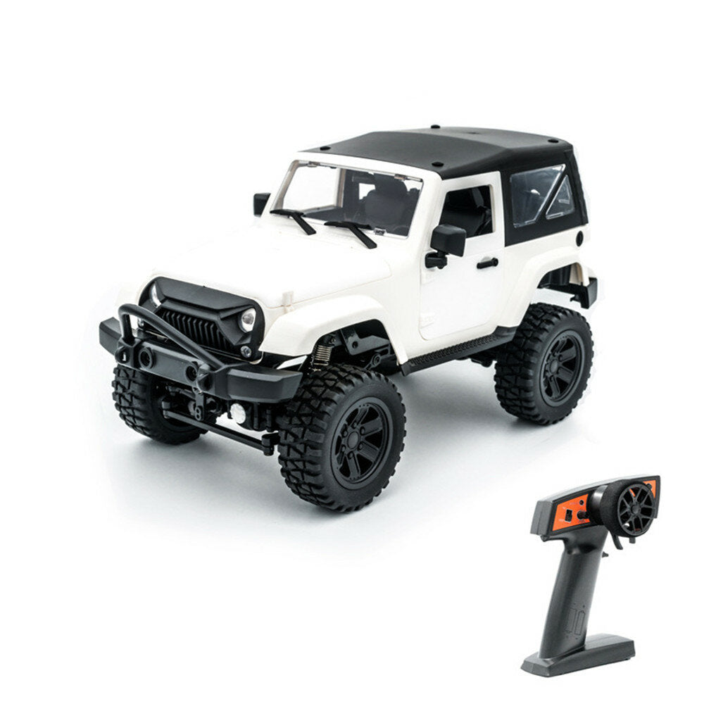 1/14 RC Car 2.4G 4WD Off-Road RC Vehicles with LED Light Climbing RC Truck RTR Model for Jeep