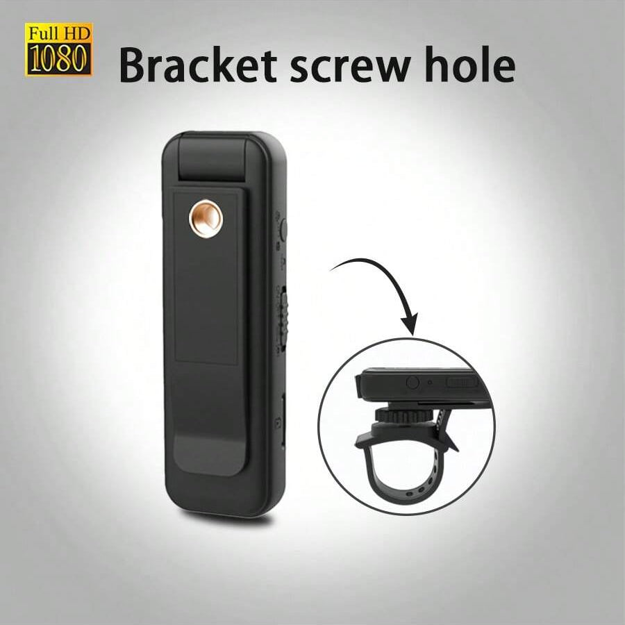 Hd 1080p Mini Camera With Bicycle 1/4-Inch Screw Nut Bracket