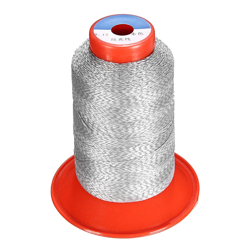 1000m 0.5mm/0.3mm/0.25mm/0.15mm Polyester Reflective Sewing Tools Sewing Thread Line Silver