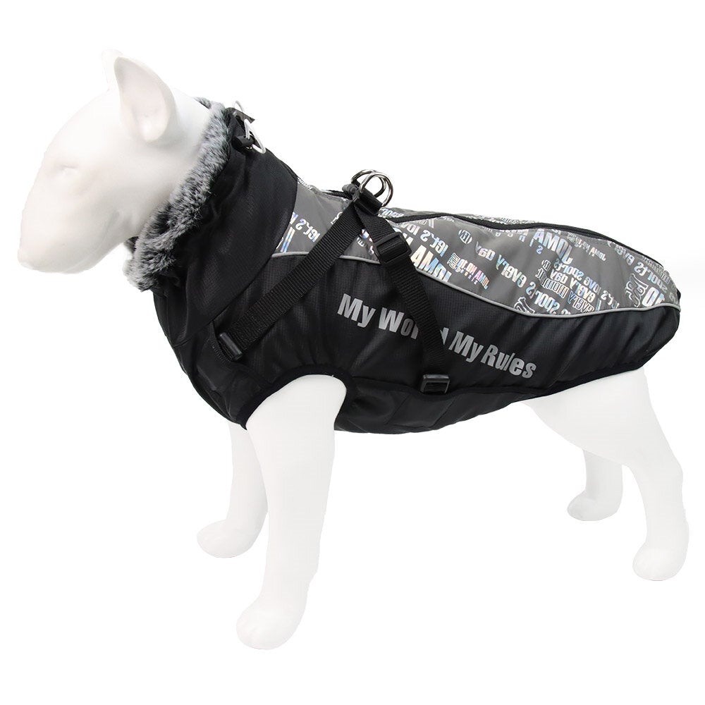 Windproof Warm Dog Clothes Reflective Design Close-fitting Upgrade PVC Material Multi Colors Size Is Optional