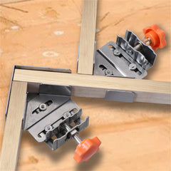 Right Angle Clamp for Woodworking - Adjustable T-L Joint Tool, 16-35mm Range