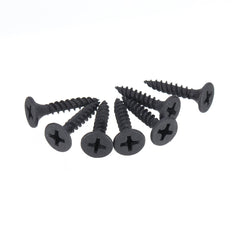 1000Pcs M3.5 20mm Corss Black Recessed Flat Head Self Tapping Ash Phosphorus Drywall Metric Threaded Wood Screw Nail Bolt