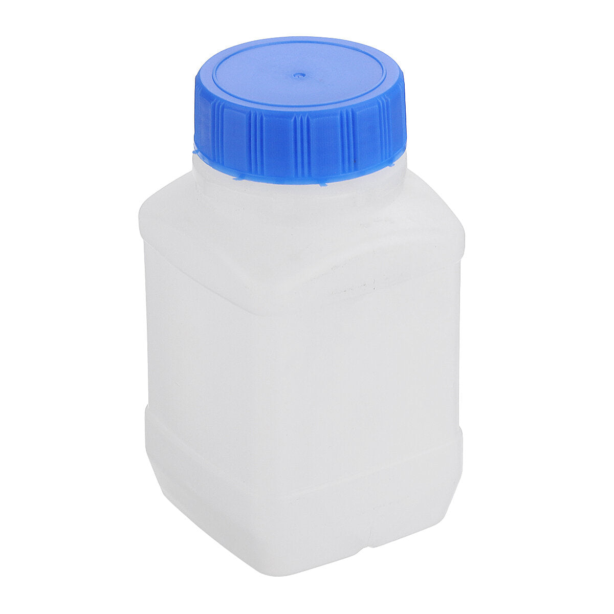 100/250/500ml Plastic Square Sample Sealing Bottle Wide Mouth Reagent Bottles with Blue Screw Cap Laboratory Experiment