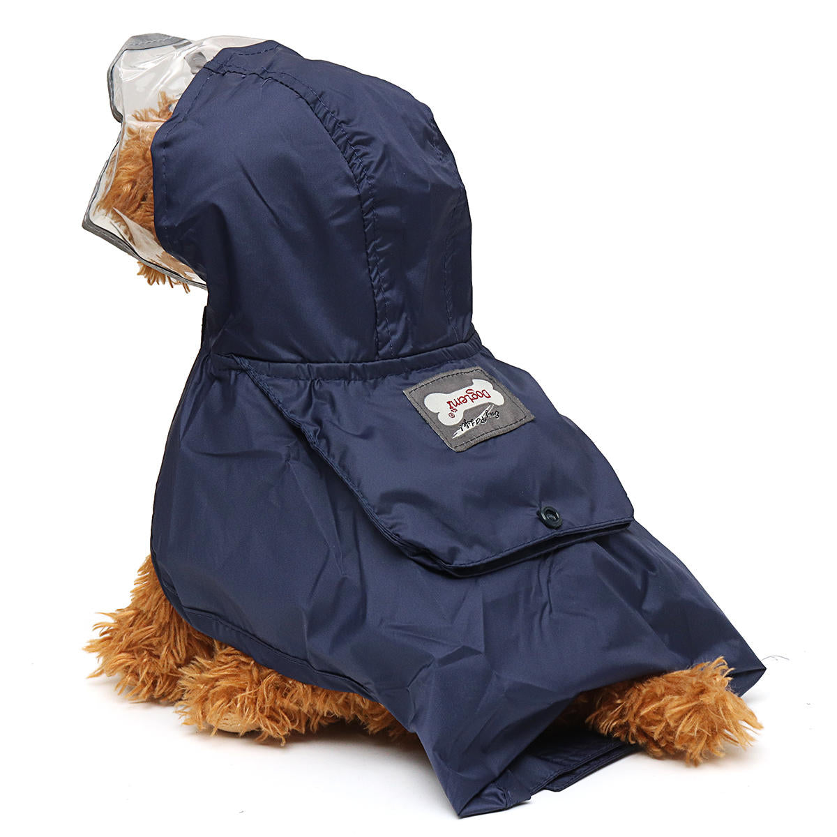 S/M Waterproof Dog Pet Raincoat Portable Raining Jacket Clothes