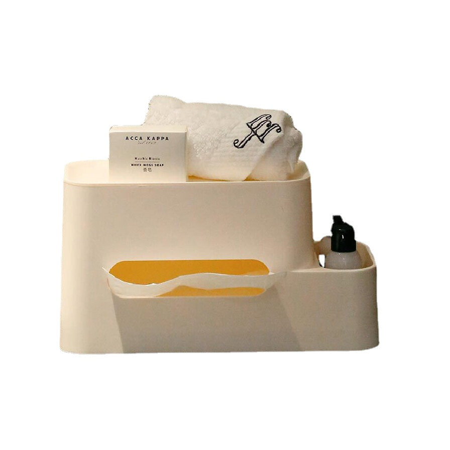 Tissue Box Container Integrated Multi-functional Storage Rack Paper Holder