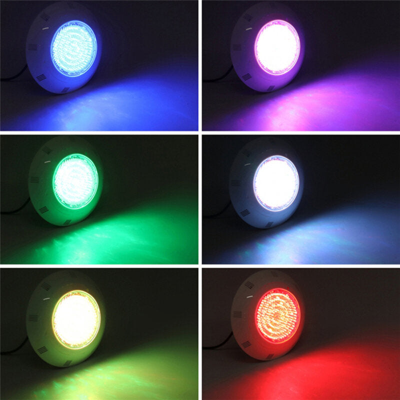 1 pc LED Underwater Swimming Pool Lights RGB Color Changing IP68 Waterproof Lamp With Remote Controller