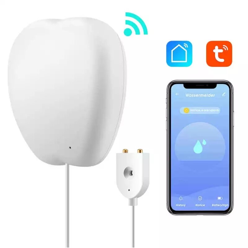 Water Sensor WIFI Flood Sensor Water Leakage Detector Overflow Flooding Alarm WIFI Smart Water Level Alarm