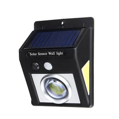 37 COB LED Solar Light PIR Motion Sensor Security Outdoor Gardern Wall Lamp