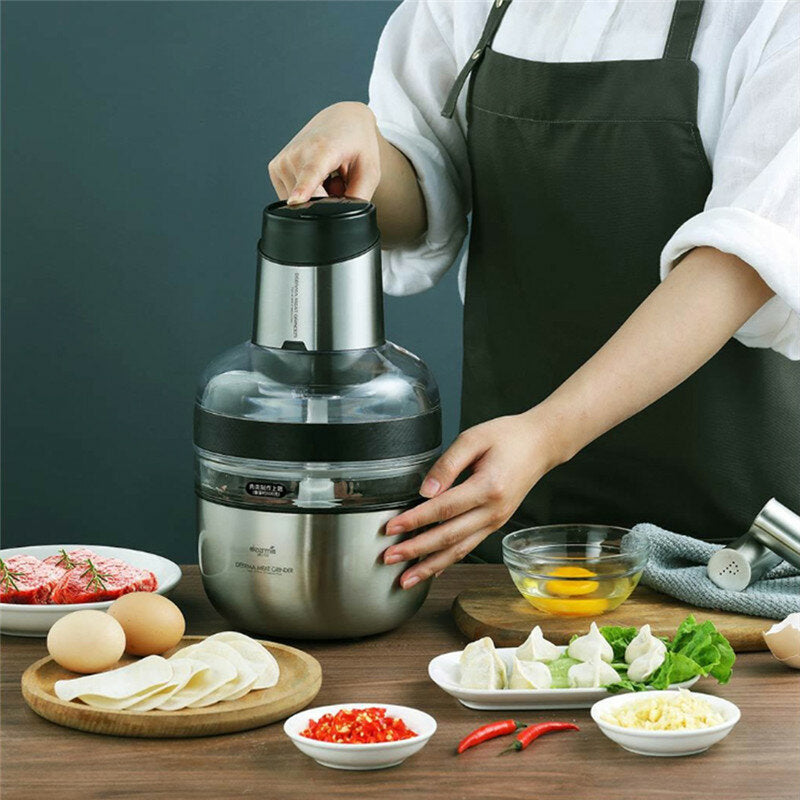 1.8L 400W Stainless Steel Meat Grinder Food Blender Electric Grinder