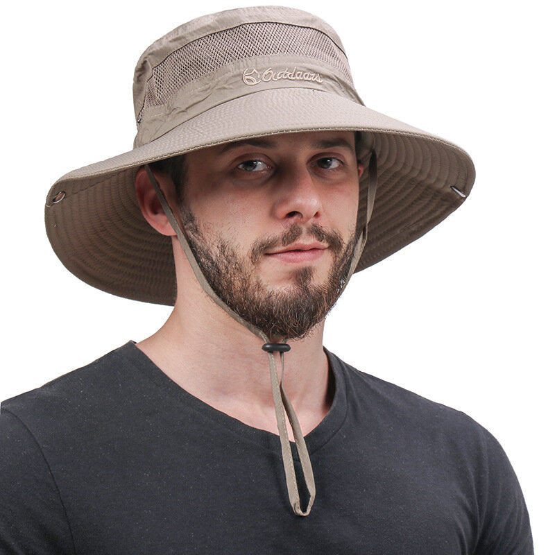 55-60cm 95G UPF 50+ Fishing Cap Outdoor Sun Hat Polyester Sun Protection For Men And Women Hats